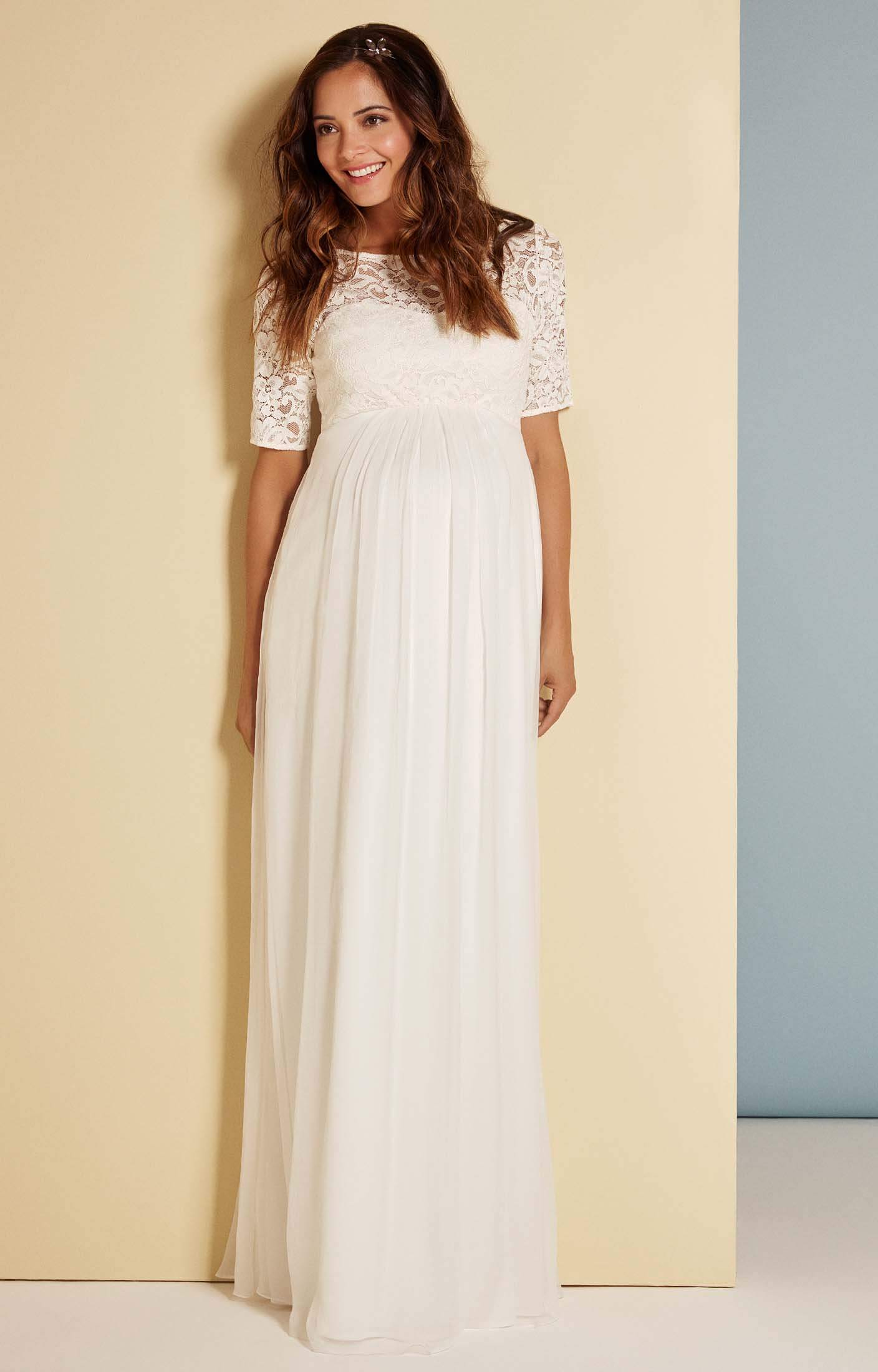 Alaska Maternity Silk Chiffon Wedding Gown - Maternity Wedding Dresses ...