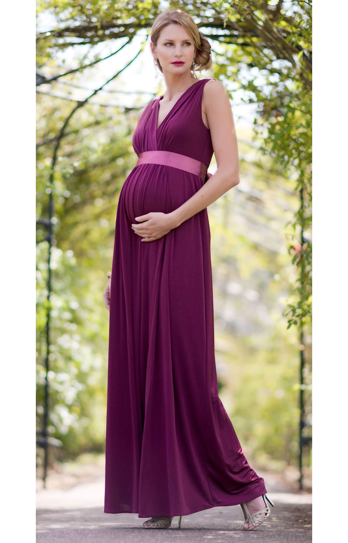 berry evening gown