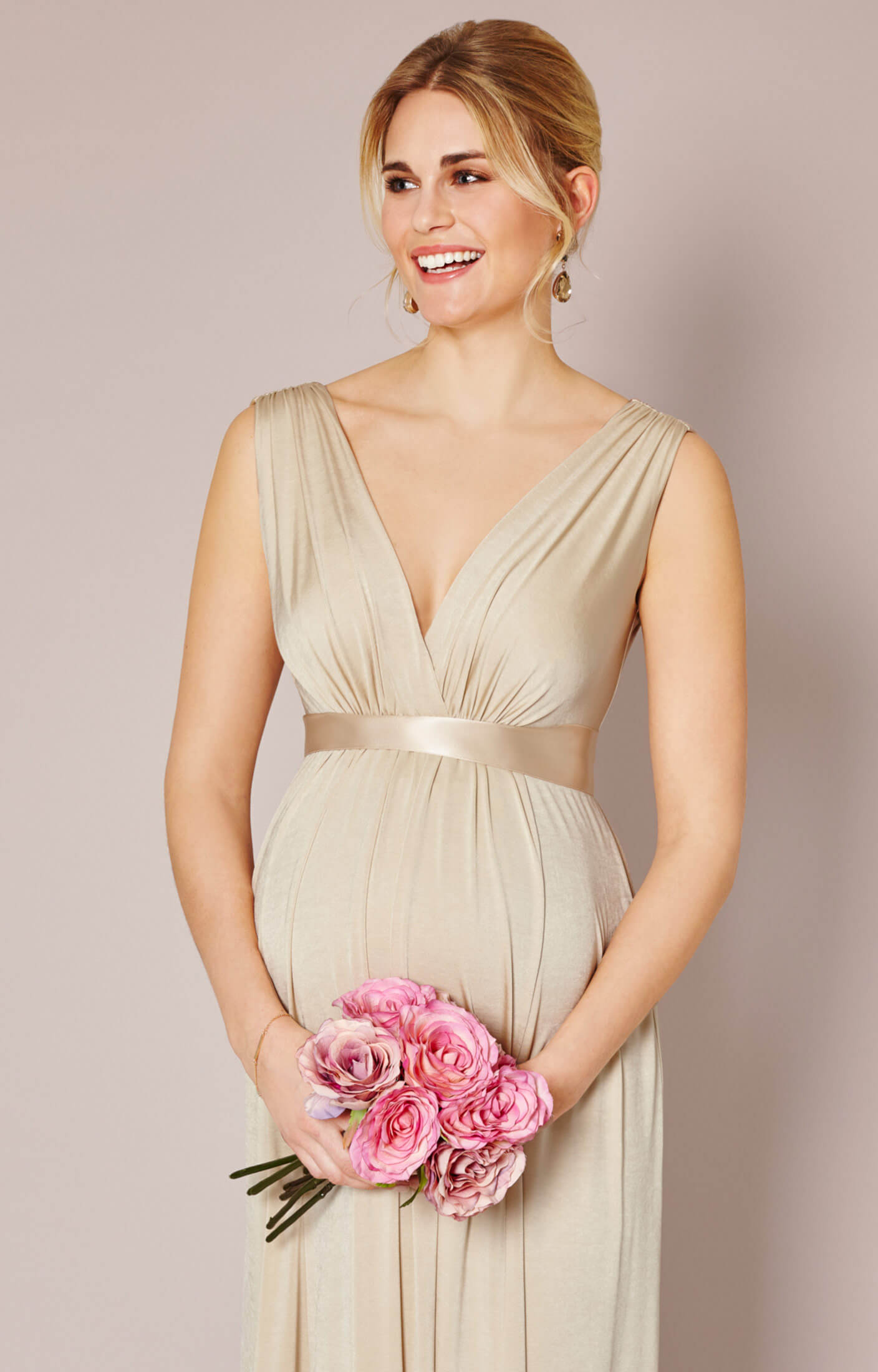 Anastasia Maternity Gown Gold Dust Maternity Wedding Dresses Evening Wear And Party Clothes