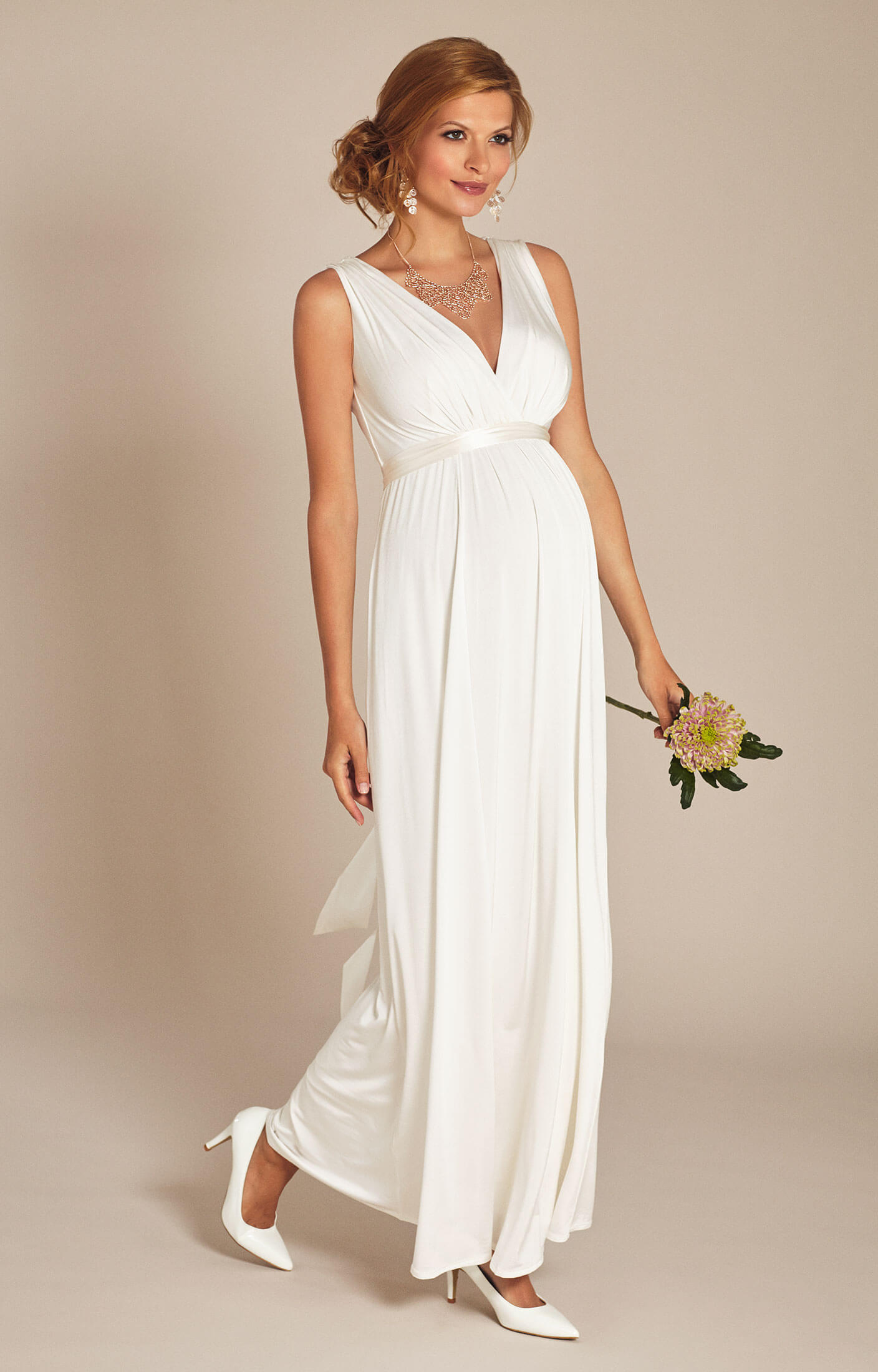 Anastasia Maternity Wedding Gown (Ivory) - Maternity Wedding Dresses ...