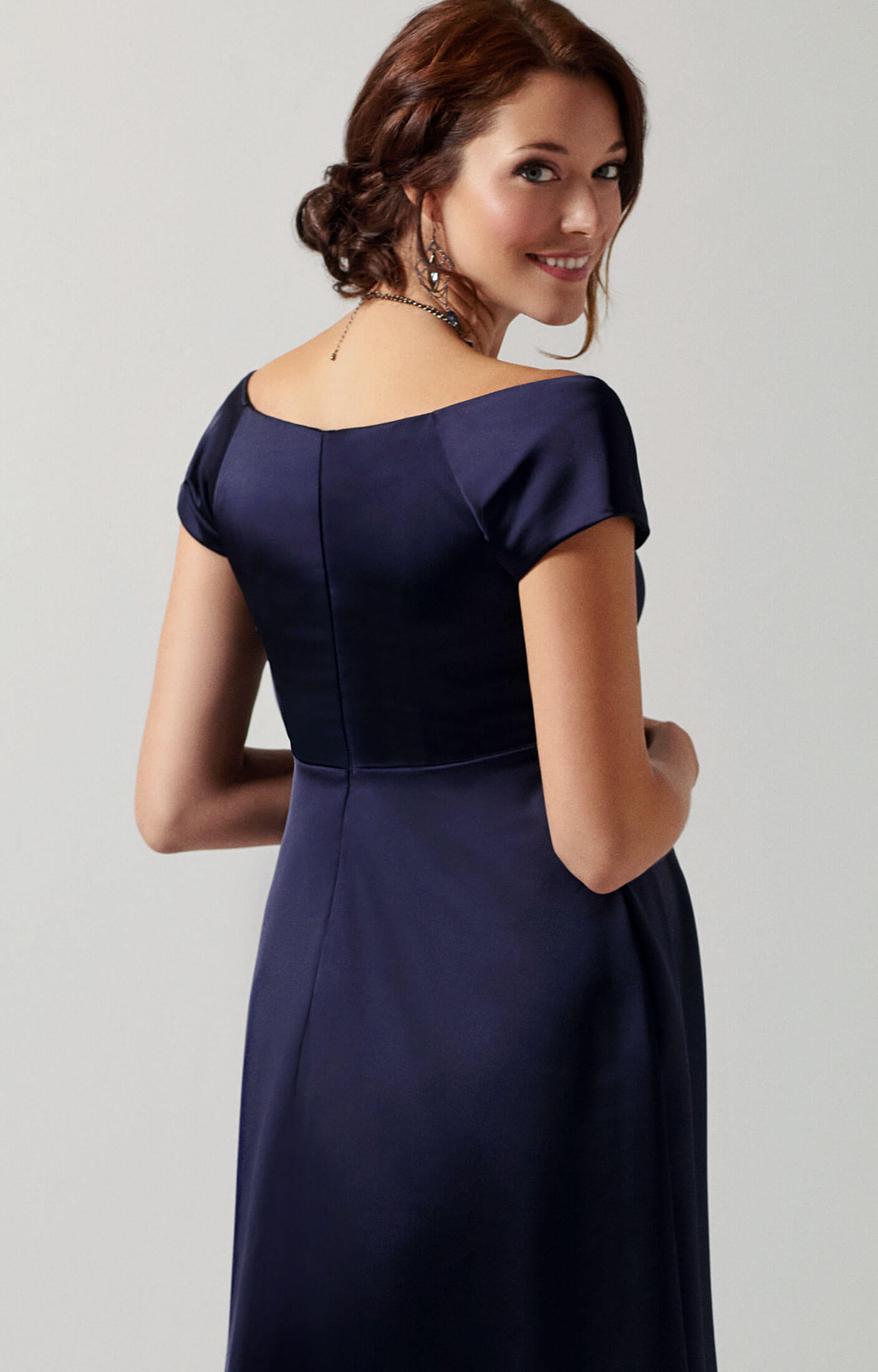 Aria Maternity Dress Midnight Blue - Maternity Wedding Dresses