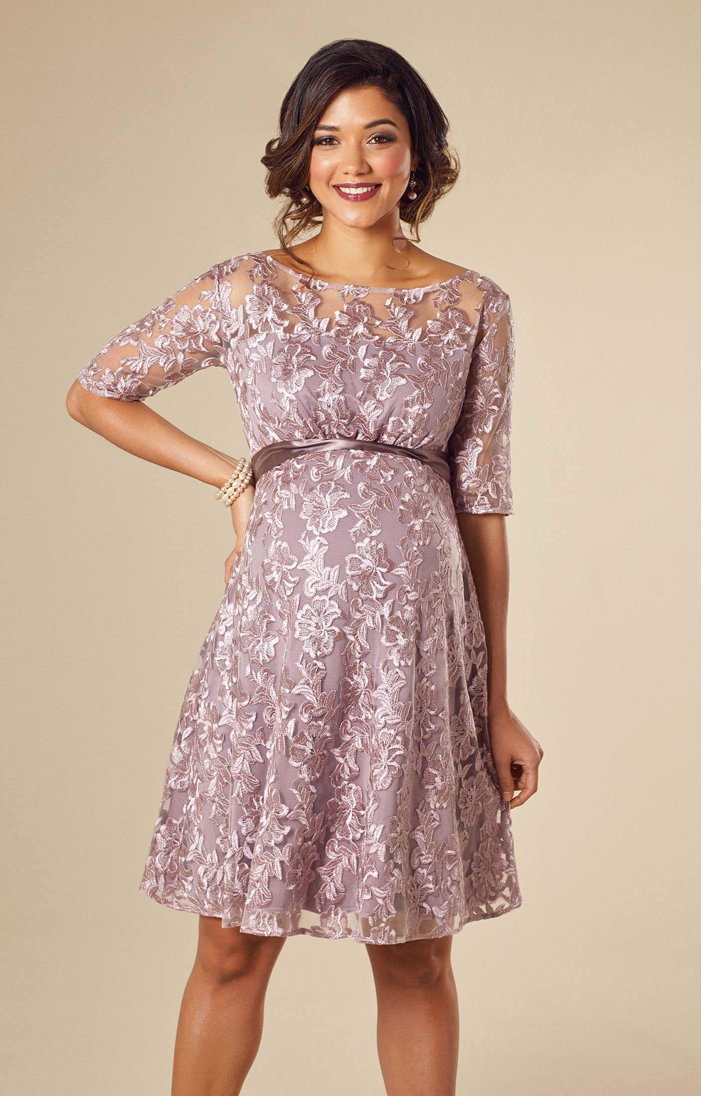 Asha Maternity Dress Lilac - Maternity Wedding Dresses, Evening Wear ...