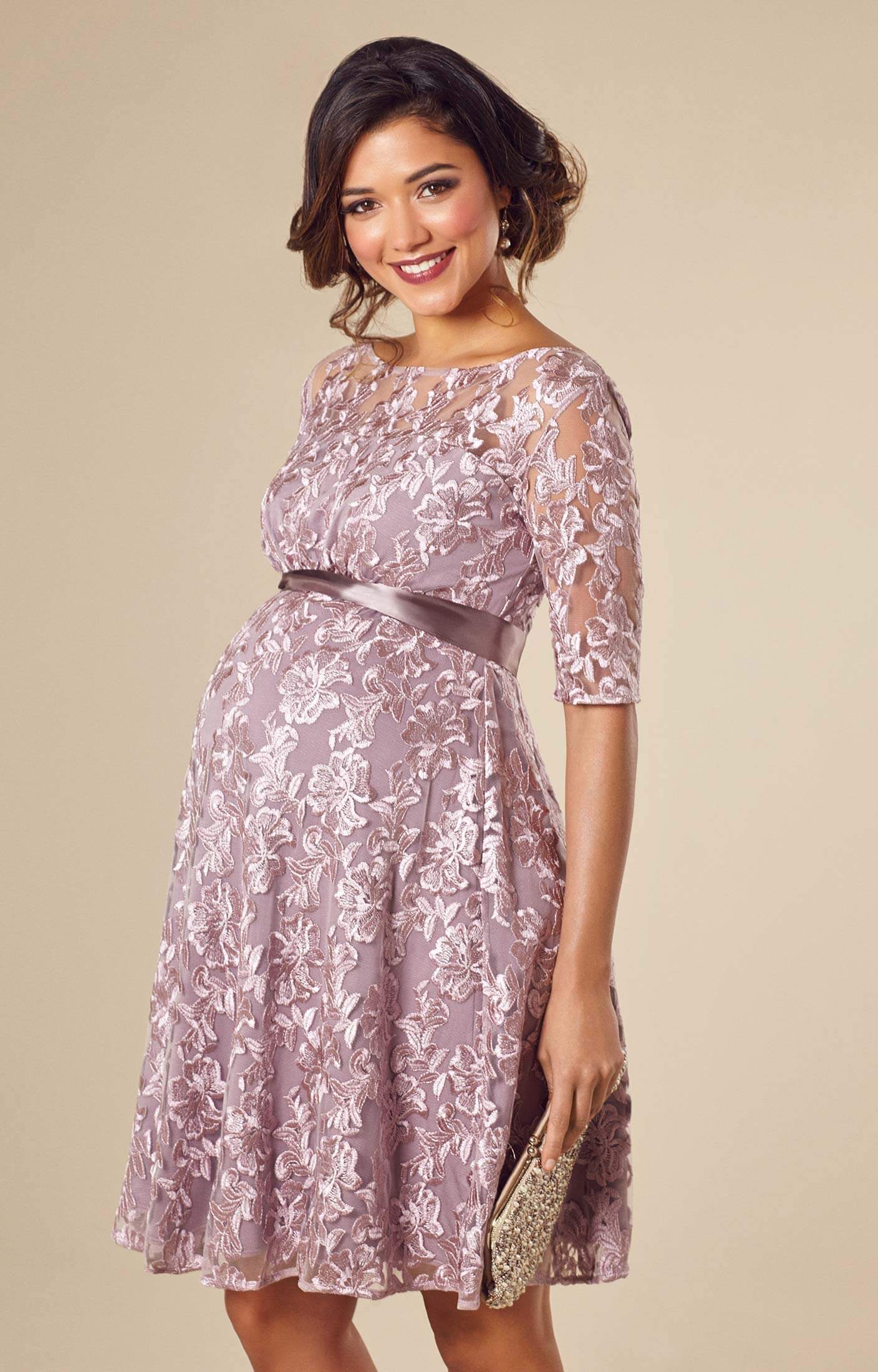 Asha Maternity Dress Lilac - Maternity Wedding Dresses, Evening Wear ...