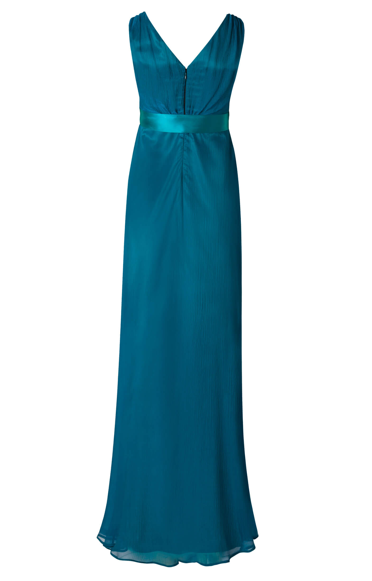 Ava Maternity Gown Long Aegean Blue