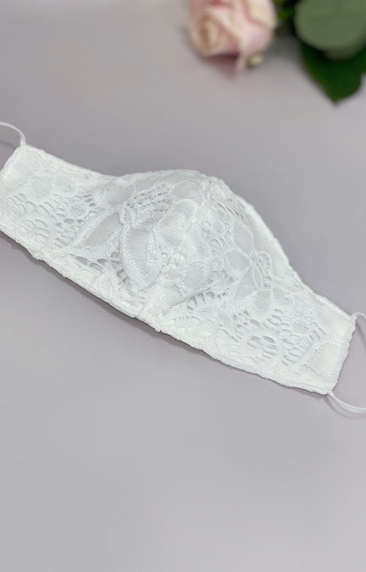 Lucia Bridal Face Mask & Bag (Ivory White) - Maternity Wedding Dresses ...