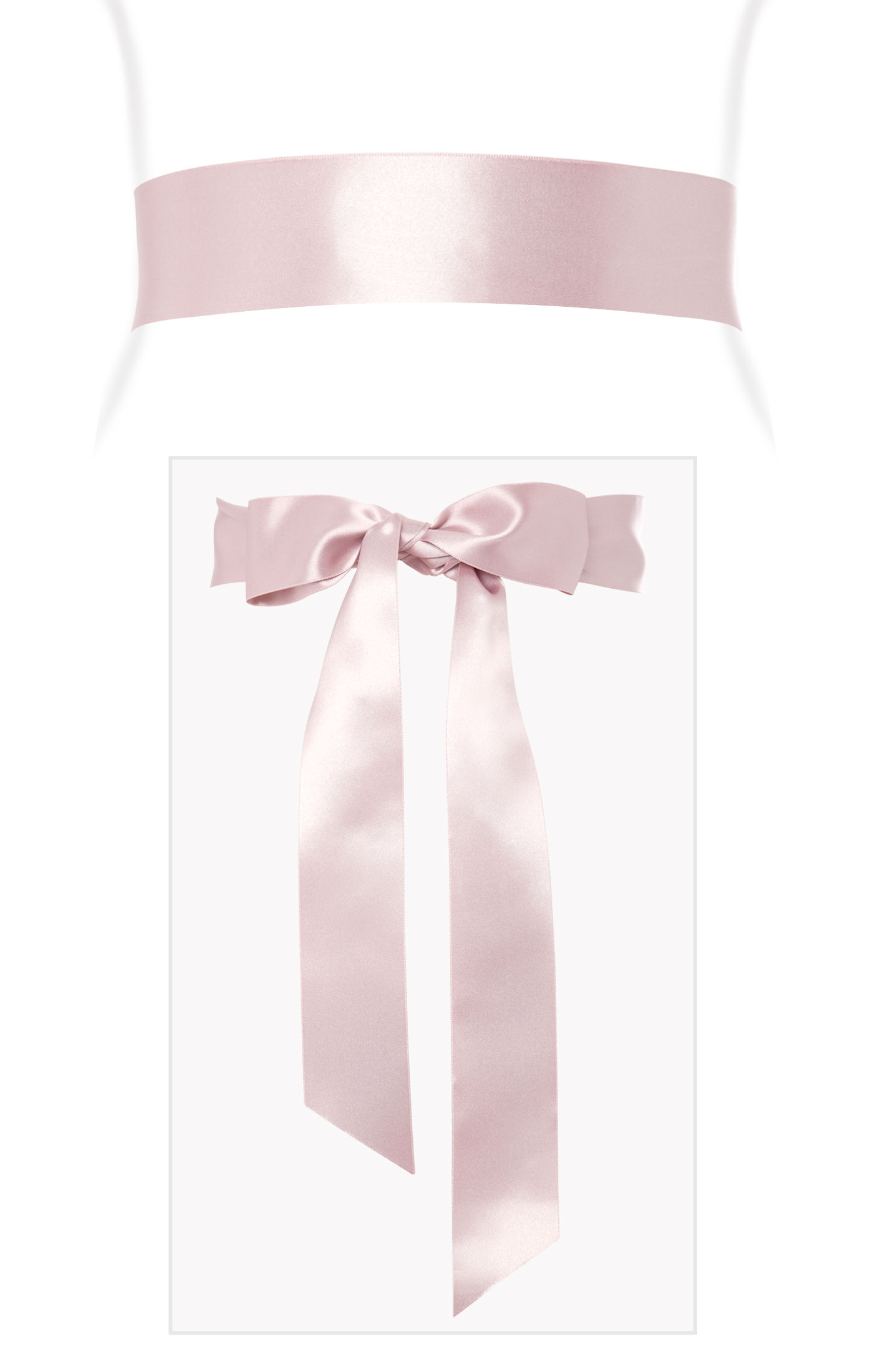 Smooth Ribbon Sash Lotus Pink - Maternity Wedding Dresses, Evening Wear ...