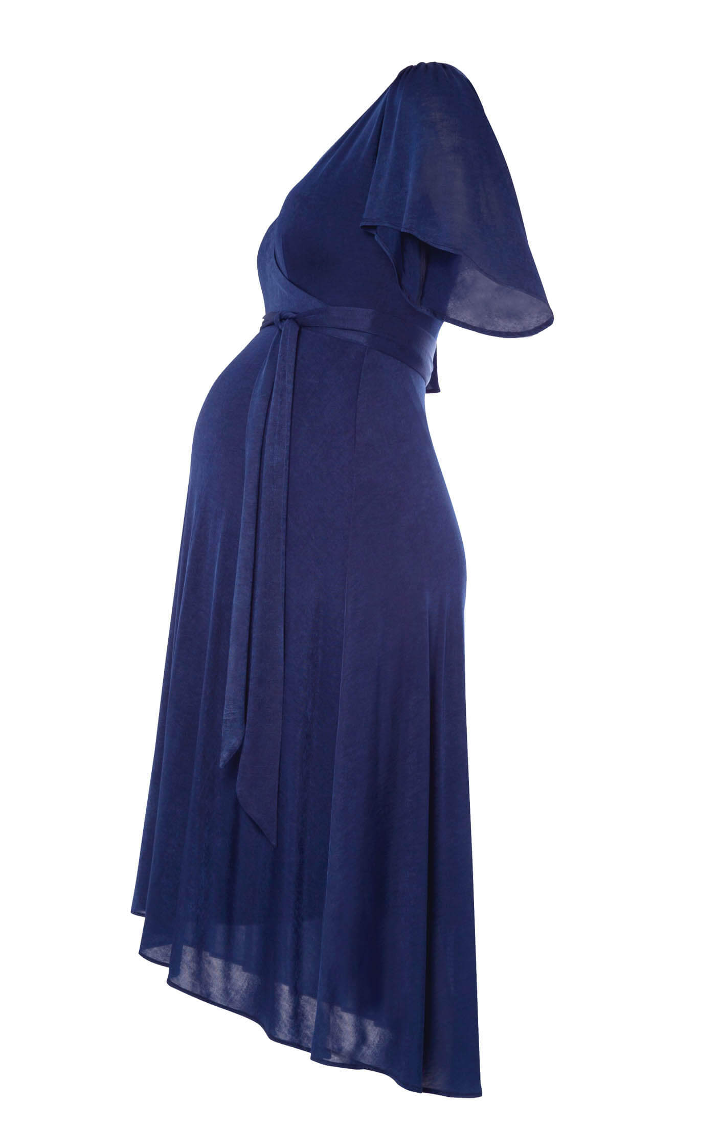 Cocoon Nursing Dress (Velvet Blue)