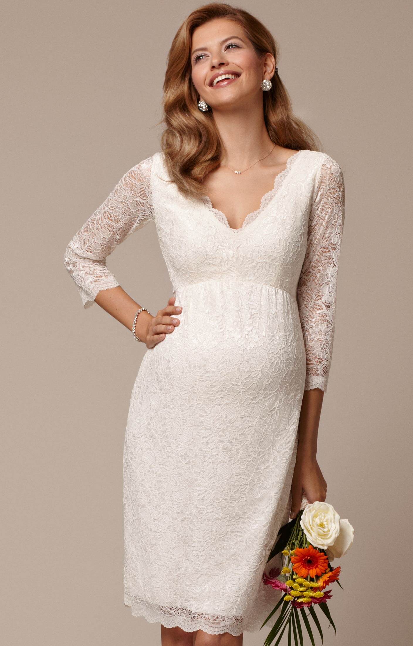 Chloe Maternity Dress (Vintage Rose) - Maternity Wedding Dresses, Evening  Wear and Party Clothes by Tiffany Rose US