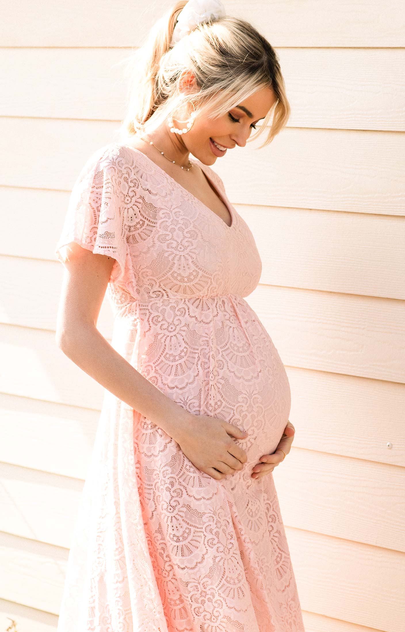 Edith Kimono Maternity Dress in ...