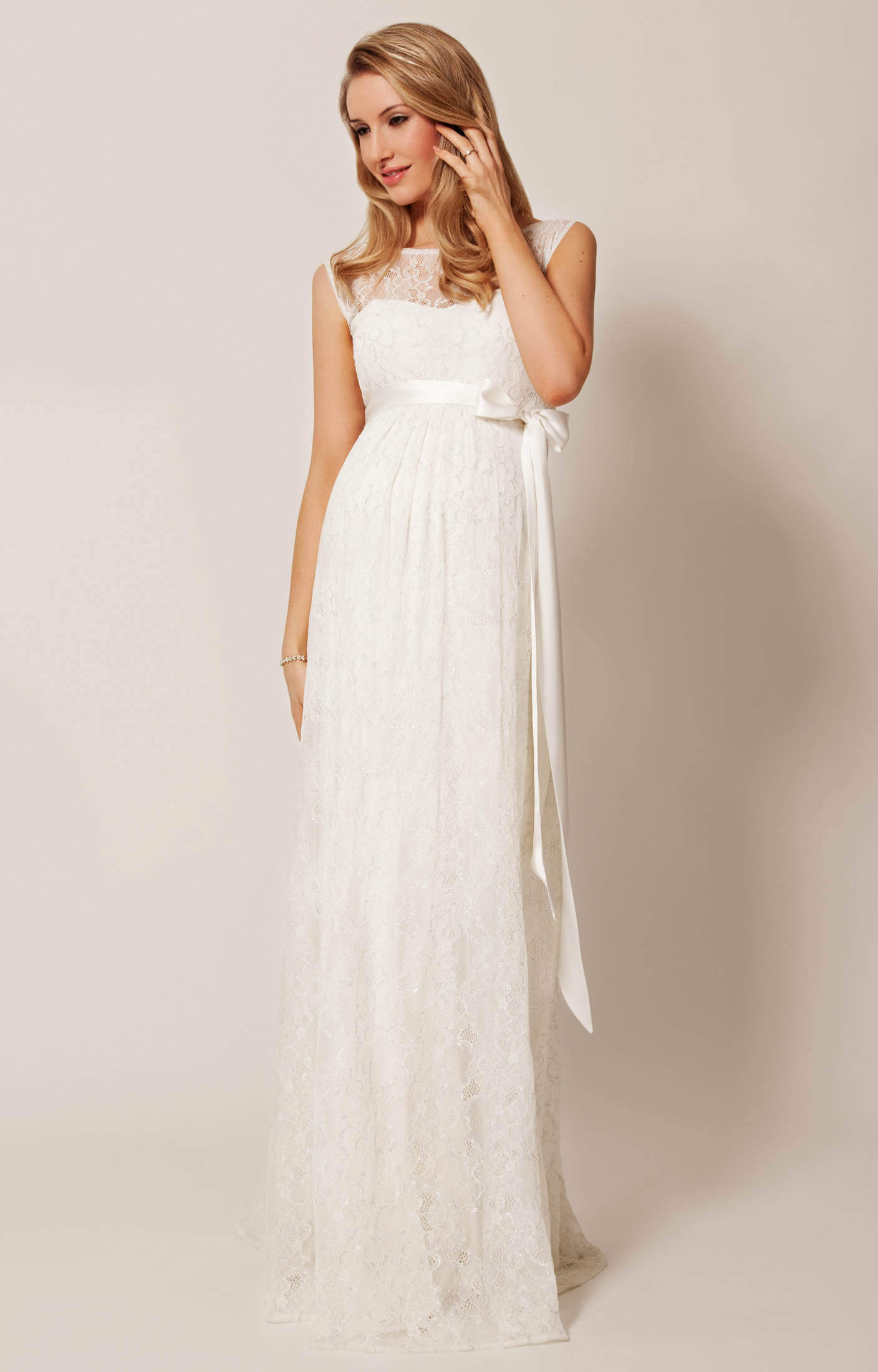 Ellie Maternity Wedding Gown Long Ivory - Maternity ...