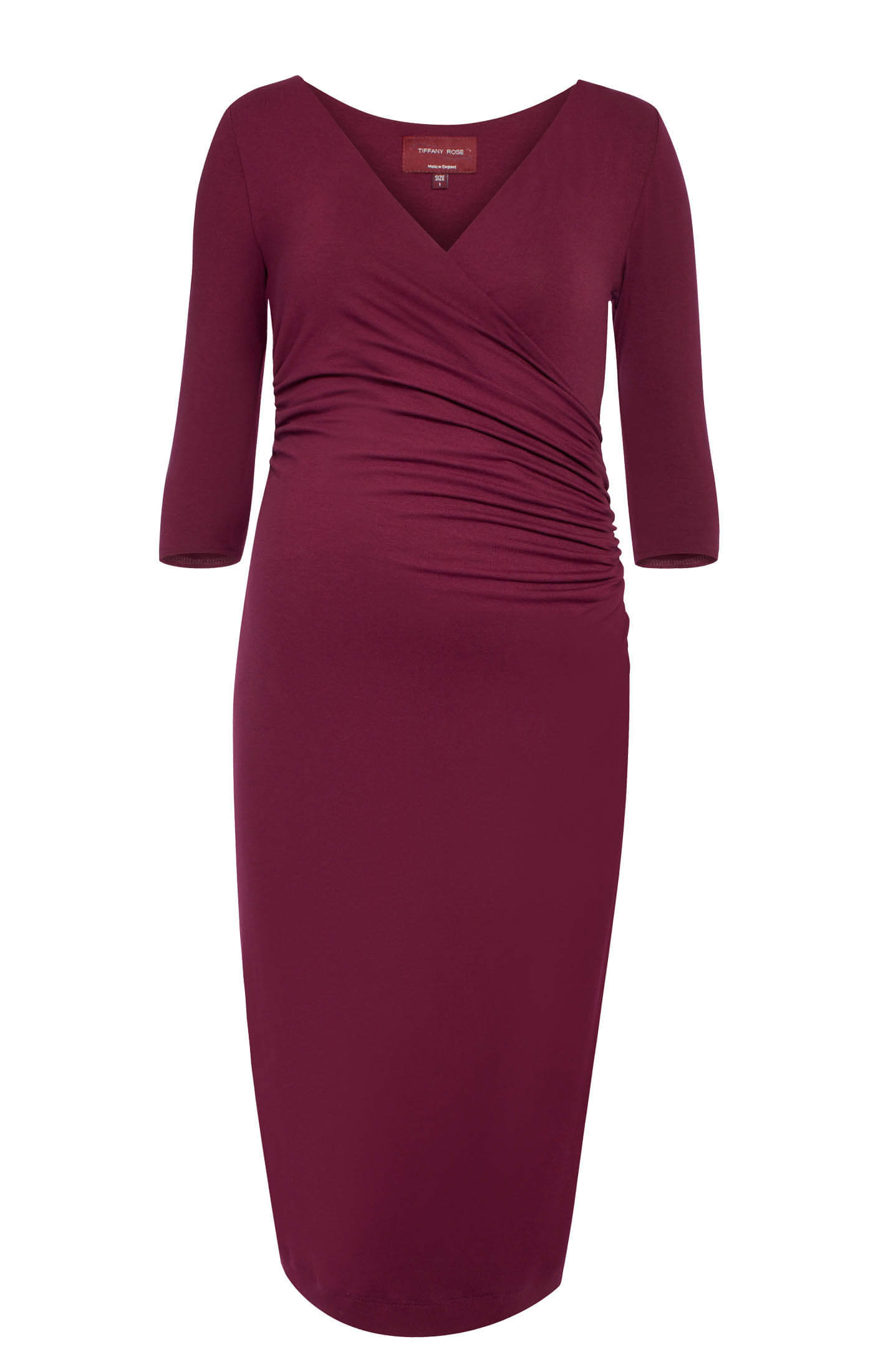 Naomi Maternity Nursing Dress Mulberry