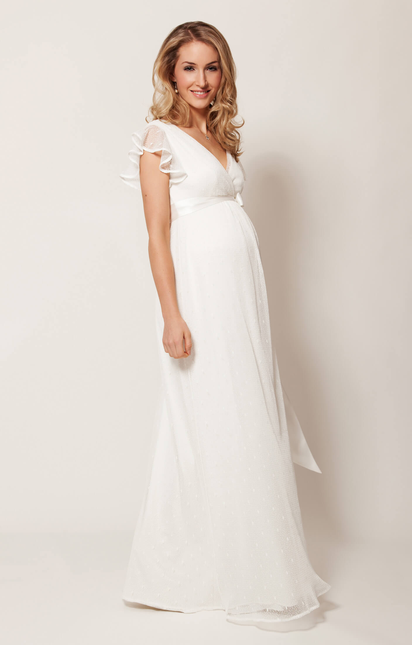 Hannah Maternity Wedding Gown Long Ivory - Maternity Wedding Dresses ...