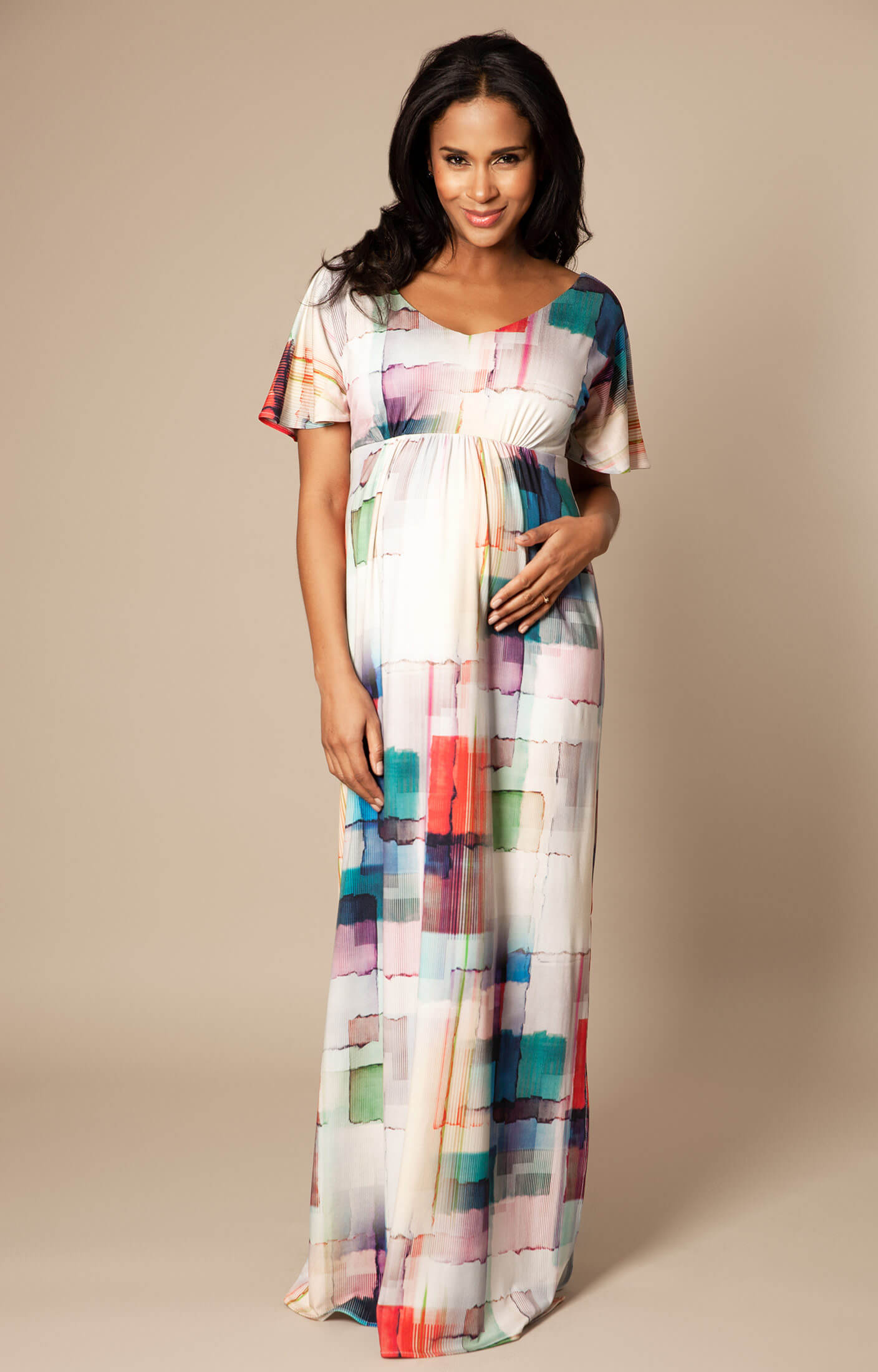 Kimono Maxi Maternity Dress Colour Palette - Maternity Wedding Dresses ...