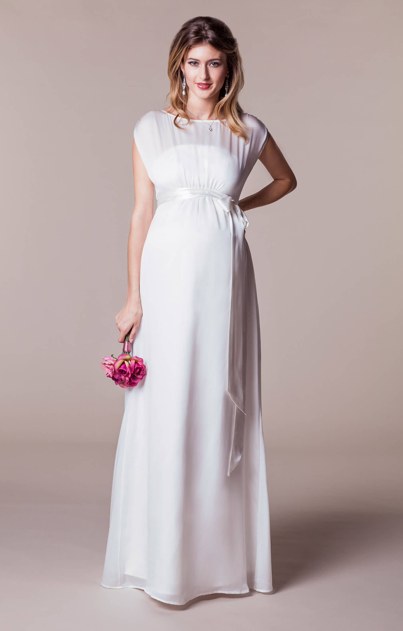 Maya Maternity Wedding Gown Long Ivory - Maternity Wedding Dresses ...