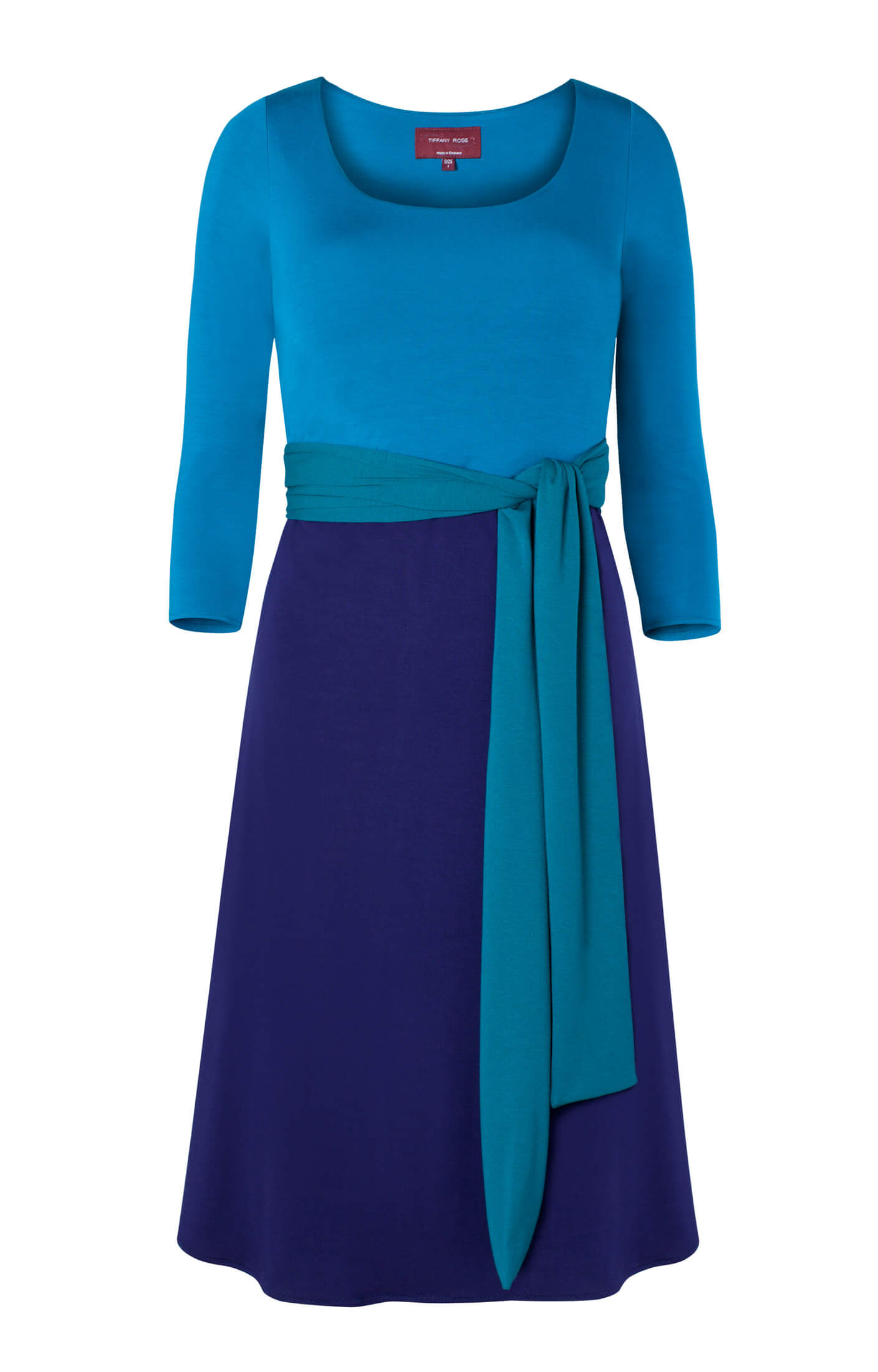 Naomi Nursing Dress Biscay Blue