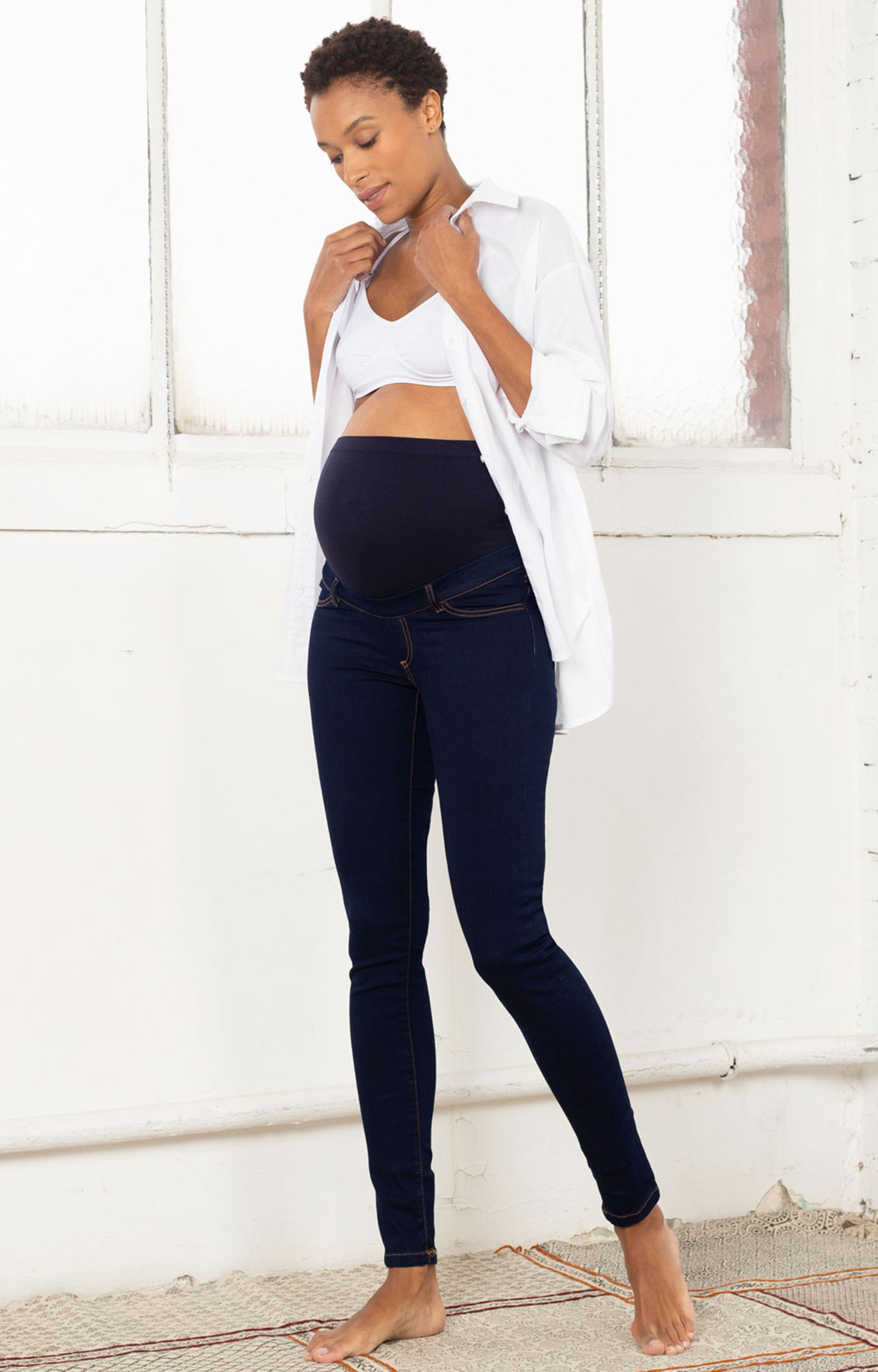 Simone Slim fit Maternity Jean (Denim) - Maternity Wedding Dresses