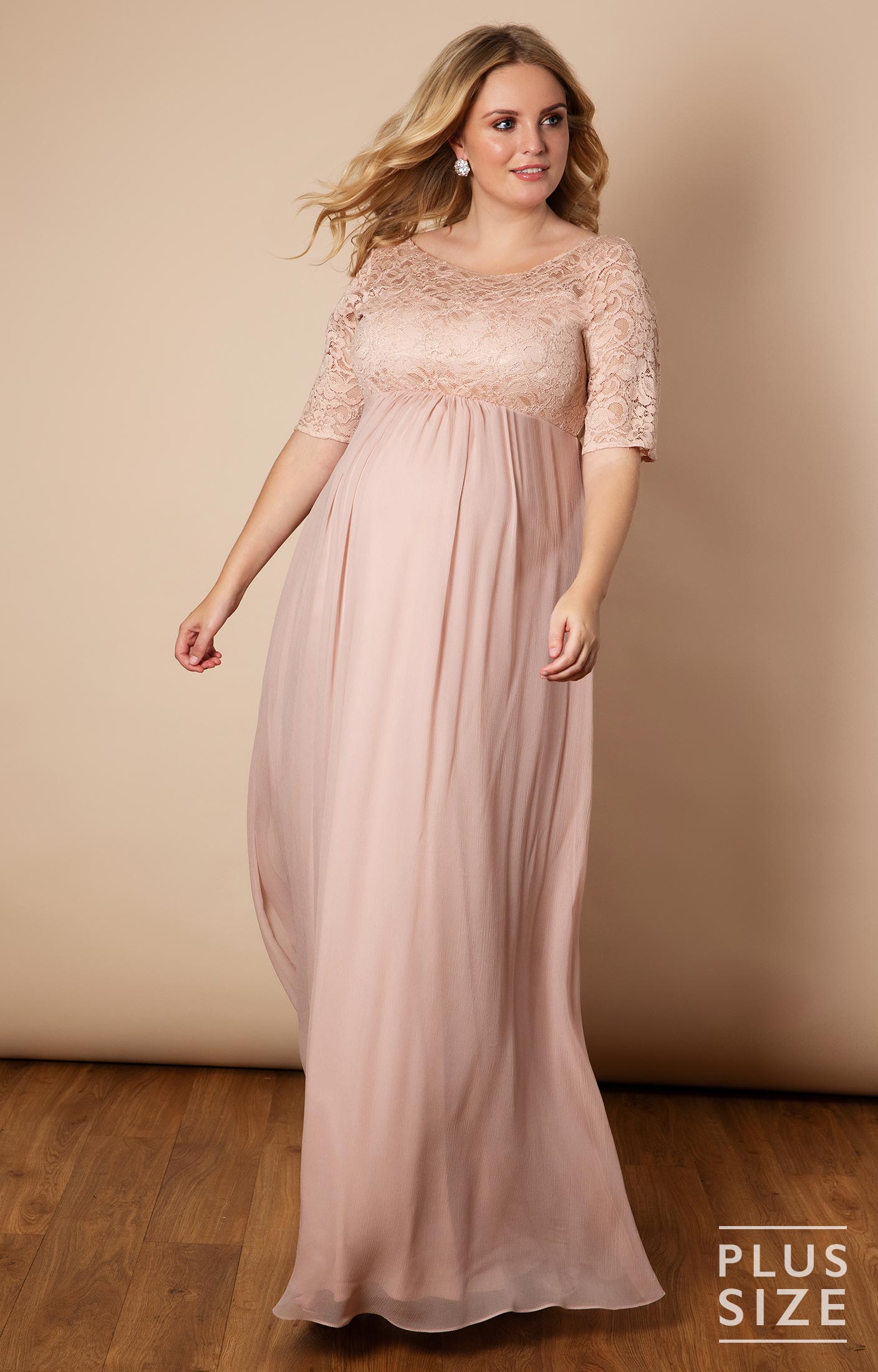 Alaska Plus Size Maternity Chiffon ...