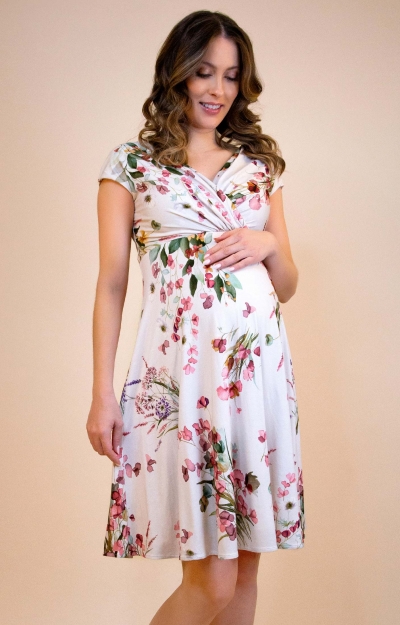 Umstandskleid Alessandra (Petal Pink Floral) by Tiffany Rose