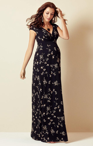 Alana Maternity Maxi Dress Night Blossom by Tiffany Rose