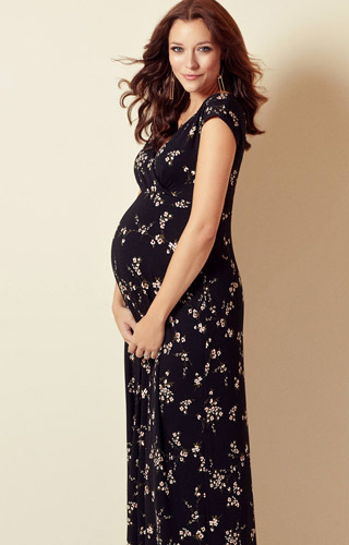 Alana Maternity Maxi Dress Night Blossom by Tiffany Rose