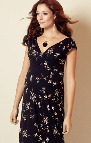 Alana Maternity Maxi Dress Night Blossom by Tiffany Rose