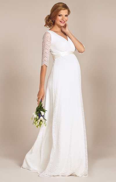 Amily Maternity Wedding Gown Ivory by Tiffany Rose