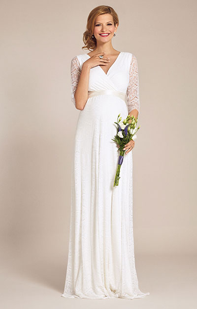 Amily Maternity Wedding Gown Ivory by Tiffany Rose