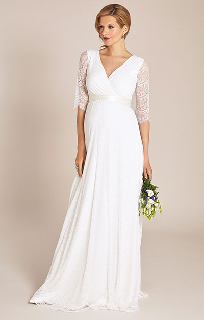 Amily Maternity Wedding Gown Ivory by Tiffany Rose