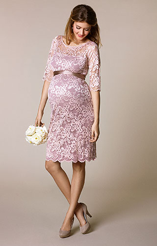 Robe de Grossesse en Dentelle Amelia (Rose Vintage) by Tiffany Rose