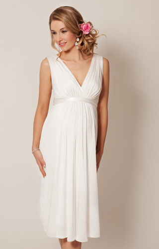 Anastasia Maternity Wedding Dress Short (Ivory) by Tiffany Rose