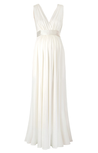 Anastasia Maternity Wedding Gown (Ivory) by Tiffany Rose