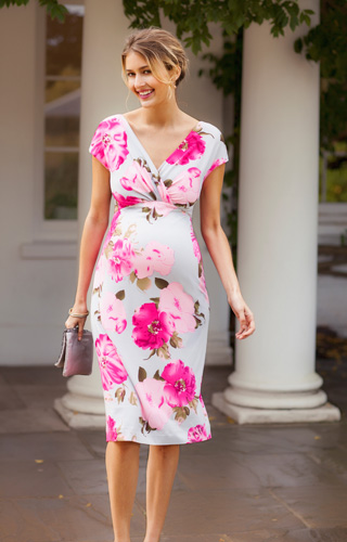 Bardot Maternity Shift Dress Grand Jardin by Tiffany Rose