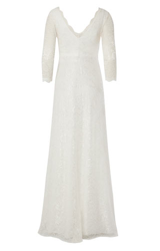 Chloe Lace Maternity Wedding Gown Ivory by Tiffany Rose