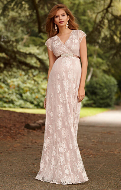 Eden Maternity Gown Long Blush by Tiffany Rose