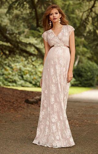 Robe de Grossesse Eden Longue Blush by Tiffany Rose