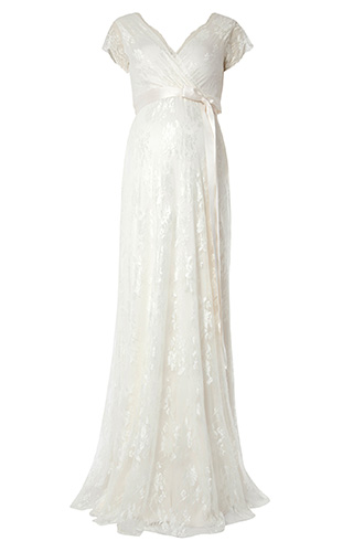 Eden Maternity Wedding Gown Long (Ivory Dream) by Tiffany Rose