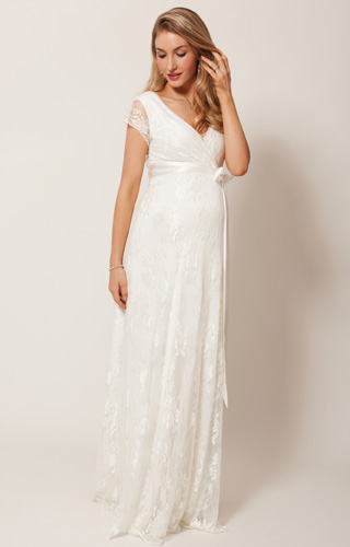 Eden Maternity Wedding Gown Long (Ivory Dream) by Tiffany Rose