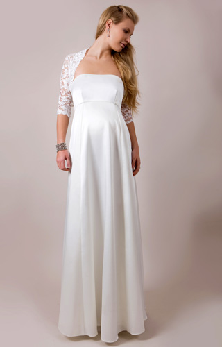 Robe de mariée femme enceinte Ella (longue) by Tiffany Rose