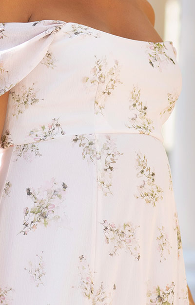 Robe de grossesse Felicity longue Bouquets Sucrés by Tiffany Rose