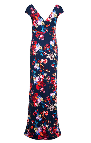 Robe Maxi de Grossesse Alana Jardin Nocturne by Tiffany Rose