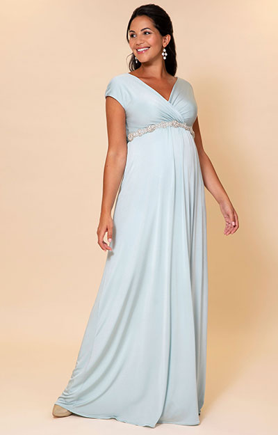 Francesca Maxi Maternity Dress Peppermint by Tiffany Rose