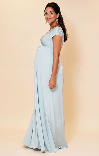 Francesca Maxi Maternity Dress Peppermint by Tiffany Rose