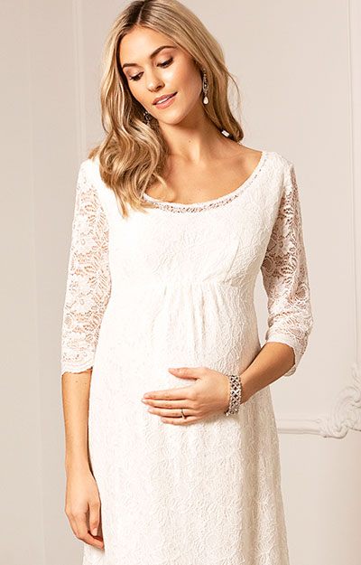 Freya Maternity Wedding Gown (Ivory) by Tiffany Rose