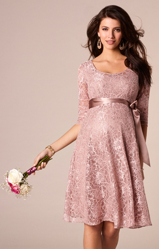 Freya Maternity Dress Short Orchid Blush by Tiffany Rose