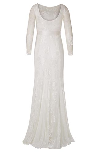 Robe de Mariée Grossesse Helena Longue Ivoire by Tiffany Rose