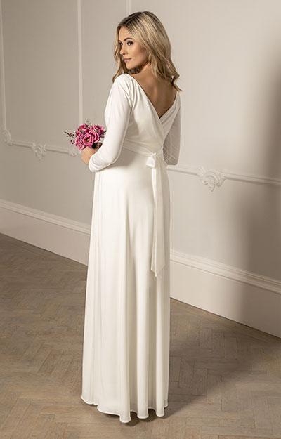 Robe de mariée maternité Isabella longue by Tiffany Rose