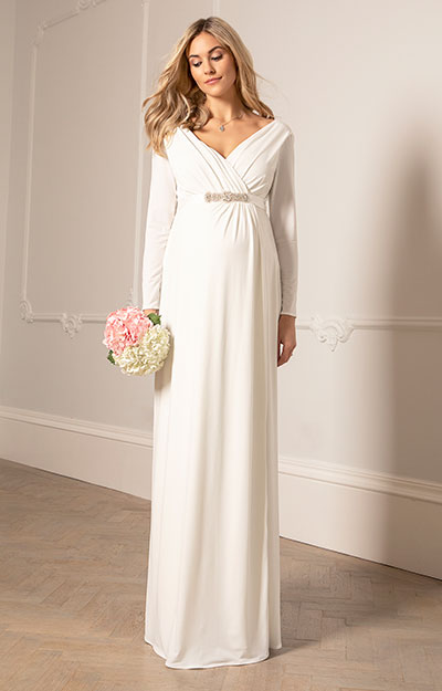 Isabella Maternity Wedding Gown Ivory by Tiffany Rose