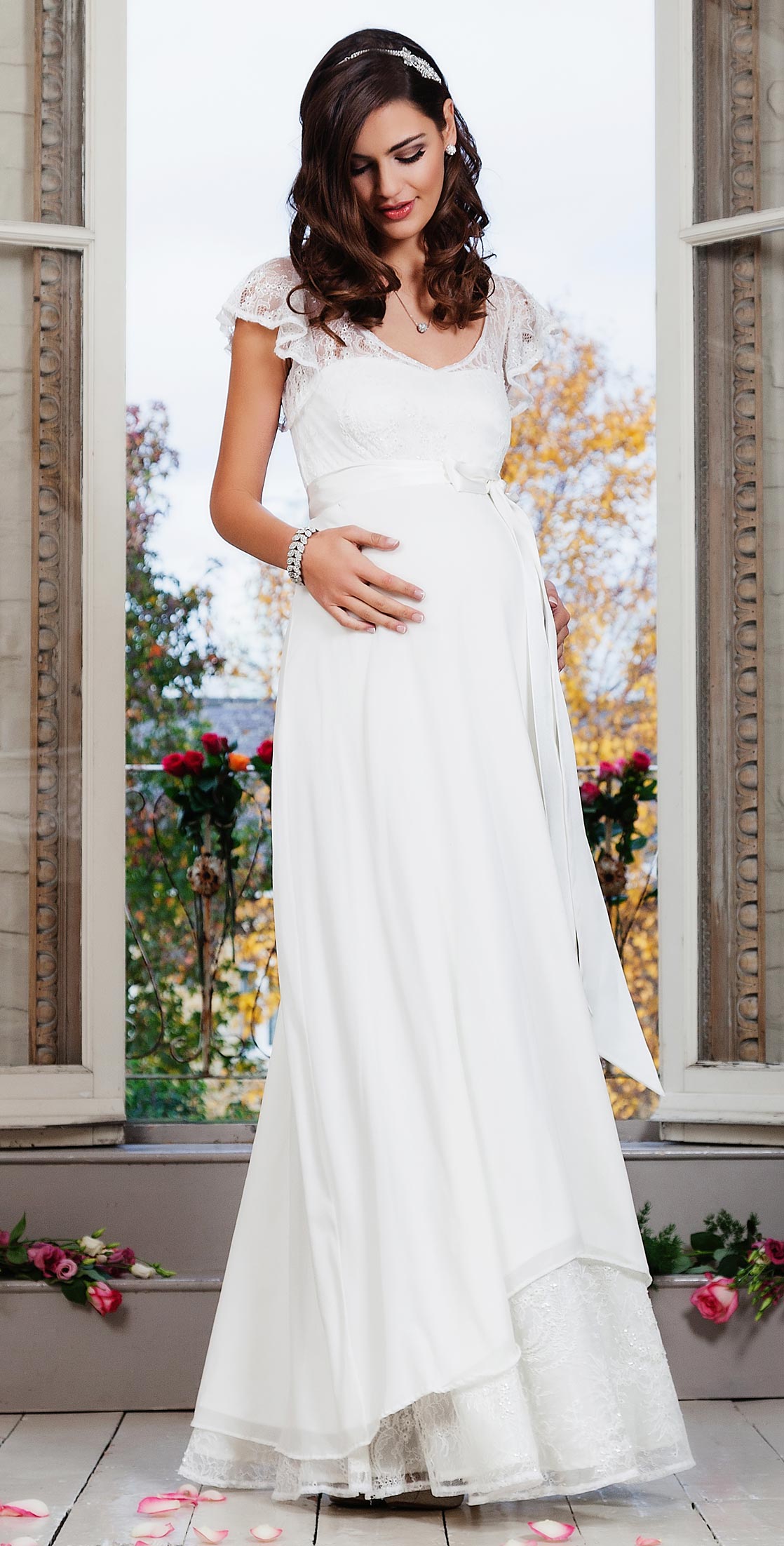 Juliette Maternity Wedding Gown Ivory Maternity Wedding Dresses Evening Wear And Party