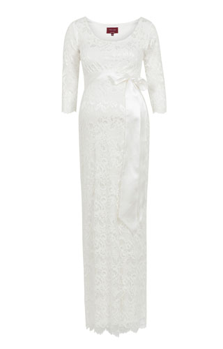 Katie Maternity Wedding Gown Long Ivory by Tiffany Rose