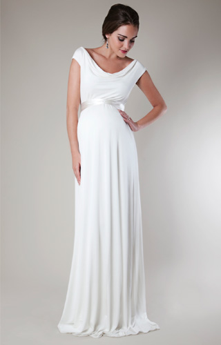 Liberty Maternity Wedding Gown (Ivory) by Tiffany Rose